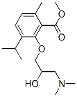 3-[2-Hydroxy-3-(dimethylamino)propoxy]-p-cymene-2-carboxylic acid methyl ester CAS#: 53206-82-9