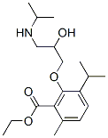 3-[2-Hydroxy-3-(isopropylamino)propoxy]-p-cymene-2-carboxylic acid ethyl ester CAS#: 53251-86-8