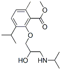 3-[2-Hydroxy-3-(isopropylamino)propoxy]-p-cymene-2-carboxylic acid methyl ester CAS#: 53206-80-7
