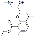 3-[2-Hydroxy-3-(methylamino)propoxy]-p-cymene-2-carboxylic acid ethyl ester CAS#: 53251-85-7