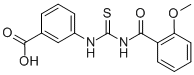 3-[[[(2-METHOXYBENZOYL)AMINO]THIOXOMETHYL]AMINO]-BENZOIC ACID CAS#: 462612-78-8