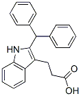 3-(2-benzhydryl-1H-indol-3-yl)propanoic acid CAS#: 53924-31-5