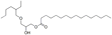 3-[(2-ethylhexyl)oxy]-2-hydroxypropyl palmitate CAS#: 53890-13-4