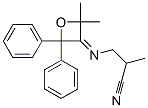 3-[(2,2-Dimethyl-4,4-diphenyloxetan-3-ylidene)amino]-2-methylpropanenitrile CAS#: 55044-22-9