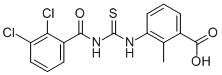 3-[[[(2,3-DICHLOROBENZOYL)AMINO]THIOXOMETHYL]AMINO]-2-METHYL-BENZOIC ACID CAS#: 535944-81-1