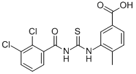 3-[[[(2,3-DICHLOROBENZOYL)AMINO]THIOXOMETHYL]AMINO]-4-METHYL-BENZOIC ACID CAS#: 535965-19-6