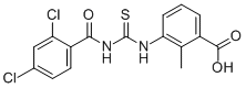 3-[[[(2,4-DICHLOROBENZOYL)AMINO]THIOXOMETHYL]AMINO]-2-METHYL-BENZOIC ACID CAS#: 532404-08-3