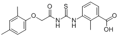 3-[[[[(2,4-DIMETHYLPHENOXY)ACETYL]AMINO]THIOXOMETHYL]AMINO]-2-METHYL-BENZOIC ACID CAS#: 532408-09-6