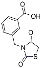 3-[(2,4-DIOXO-1,3-THIAZOLIDIN-3-YL)METHYL]BENZOIC ACID CAS#: 488823-77-4
