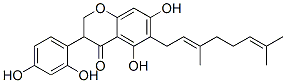 3-(2,4-Dihydroxyphenyl)-6-(3,7-dimethyl-2,6-octadienyl)-2,3-dihydro-5,7-dihydroxy-4H-1-benzopyran-4-one CAS#: 51581-05-6