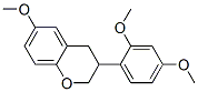 3-(2,4-Dimethoxyphenyl)-3,4-dihydro-6-methoxy-2H-1-benzopyran CAS#: 56701-27-0