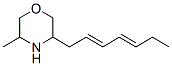 3-(2,4-Heptadienyl)-5-methylmorpholine CAS#: 55649-55-3
