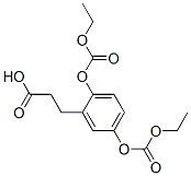 3-[2,5-bis(ethoxycarbonyloxy)phenyl]propanoic acid CAS#: 51944-00-4