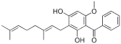 [3-[(2E)-3,7-Dimethylocta-2,6-dienyl]-2,4-dihydroxy-6-methoxyphenyl]phenylmethanone CAS#: 53948-11-1