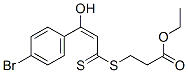 3-[[3-(4-Bromophenyl)-3-hydroxy-1-thioxo-2-propenyl]thio]propionic acid ethyl ester CAS#: 56248-41-0