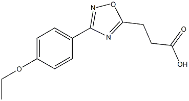 3-[3-(4-ETHOXYPHENYL)-1,2,4-OXADIAZOL-5-YL]PROPANOIC ACID CAS#: 500026-39-1