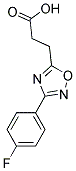 3-[3-(4-FLUOROPHENYL)-1,2,4-OXADIAZOL-5-YL]PROPANOIC ACID CAS#: 500025-07-0