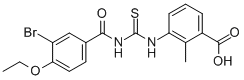 3-[[[(3-BROMO-4-ETHOXYBENZOYL)AMINO]THIOXOMETHYL]AMINO]-2-METHYL-BENZOIC ACID CAS#: 532419-28-6