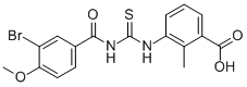3-[[[(3-BROMO-4-METHOXYBENZOYL)AMINO]THIOXOMETHYL]AMINO]-2-METHYL-BENZOIC ACID CAS#: 435290-64-5