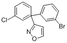 3-[(3-BROMOPHENYL)-5-CHLOROPHENYL]ISOXAZOLE CAS#: 51726-14-8
