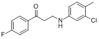 3-(3-CHLORO-4-METHYLANILINO)-1-(4-FLUOROPHENYL)-1-PROPANONE CAS#: 477334-00-2