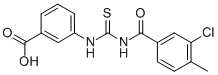 3-[[[(3-CHLORO-4-METHYLBENZOYL)AMINO]THIOXOMETHYL]AMINO]-BENZOIC ACID CAS#: 462096-61-3