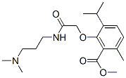3-[3-(Dimethylamino)propylcarbamoylmethoxy]-p-cymene-2-carboxylic acid methyl ester CAS#: 53251-87-9