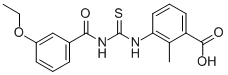 3-[[[(3-ETHOXYBENZOYL)AMINO]THIOXOMETHYL]AMINO]-2-METHYL-BENZOIC ACID CAS#: 532434-13-2