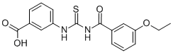 3-[[[(3-ETHOXYBENZOYL)AMINO]THIOXOMETHYL]AMINO]-BENZOIC ACID CAS#: 461407-33-0