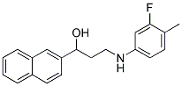 3-(3-FLUORO-4-METHYLANILINO)-1-(2-NAPHTHYL)-1-PROPANOL CAS#: 477320-39-1