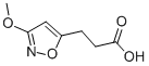3-(3-Methoxy-5-isoxazolyl)propanoic acid CAS#: 52898-06-3