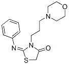 3-(3-Morpholinopropyl)-2-(phenylimino)-4-thiazolidinone CAS#: 55469-56-2