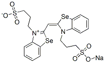 3-(3-Sulfonatopropyl)-2-[[3-[3-(sodiosulfo)propyl]benzoselenazol-2(3H)-ylidene]methyl]benzoselenazol-3-ium CAS#: 55425-27-9