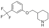 3-([3-(TRIFLUOROMETHYL)PHENOXY]METHYL)PIPERIDINE CAS#: 405062-74-0