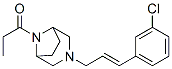 3-[3-(m-Chlorophenyl)allyl]-8-propionyl-3,8-diazabicyclo[3.2.1]octane CAS#: 59038-09-4