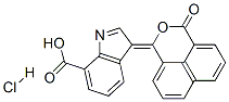 3-(3-oxo-1H,3H-naphtho[1,8-cd]pyran-1-ylidene)-3H-indole-7-carboxylic acid hydrochloride CAS#: 58556-60-8