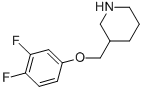 3-[(3,4-DIFLUOROPHENOXY)METHYL]PIPERIDINE CAS#: 405090-69-9