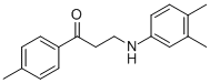3-(3,4-DIMETHYLANILINO)-1-(4-METHYLPHENYL)-1-PROPANONE CAS#: 477319-13-4