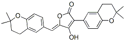 3-(3,4-Dihydro-2,2-dimethyl-2H-1-benzopyran-6-yl)-5-[(Z)-(3,4-dihydro-2,2-dimethyl-2H-1-benzopyran-6-yl)methylene]-4-hydroxy-2(5H)-furanone CAS#: 55215-32-2
