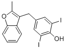 3-[(3,5-DIIODO-4-HYDROXYPHENYL)METHYL]-2-METHYLBENZOFURAN CAS#: 401917-61-1