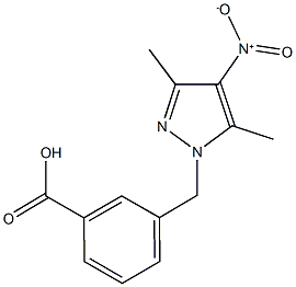3-[(3,5-DIMETHYL-4-NITRO-1H-PYRAZOL-1-YL)METHYL]BENZOIC ACID CAS#: 400752-48-9