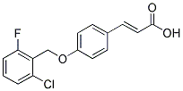 3-(4-[(2-CHLORO-6-FLUOROBENZYL)OXY]PHENYL)ACRYLIC ACID CAS#: 400825-72-1