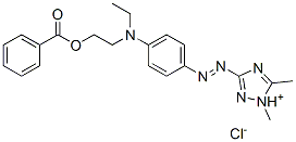 3-[[4-[[2-(benzoyloxy)ethyl]ethylamino]phenyl]azo]dimethyl-1H-1,2,4-triazolium chloride CAS#: 56729-05-6
