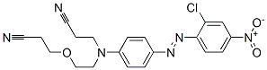3-[[4-[(2-chloro-4-nitrophenyl)azo]phenyl][2-(2-cyanoethoxy)ethyl]amino]propiononitrile CAS#: 58104-49-7