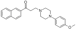 3-[4-(4-METHOXYPHENYL)PIPERAZINO]-1-(2-NAPHTHYL)-1-PROPANONE CAS#: 477328-87-3