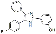 3-[4-(4-bromophenyl)-5-phenyl-3H-imidazol-2-yl]phenol CAS#: 5469-54-5