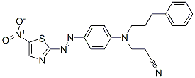 3-[[4-[(5-nitrothiazol-2-yl)azo]phenyl](3-phenylpropyl)amino]propiononitrile CAS#: 55296-90-7