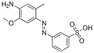 3-[(4-Amino-5-methoxy-2-methylphenyl)azo]benzenesulfonic acid CAS#: 59916-30-2