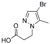 3-(4-BROMO-5-METHYL-PYRAZOL-1-YL)-PROPIONIC ACID CAS#: 456396-56-8