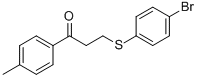 3-[(4-BROMOPHENYL)SULFANYL]-1-(4-METHYLPHENYL)-1-PROPANONE CAS#: 477334-22-8